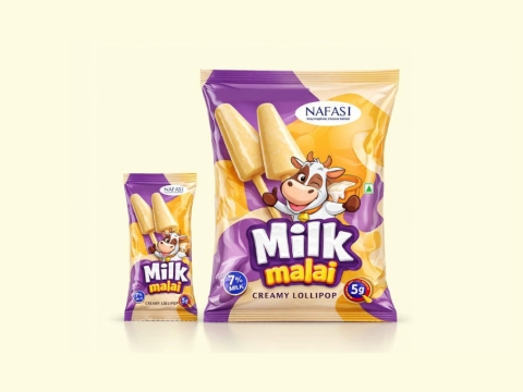 Milk Malai Creamy Lollipop